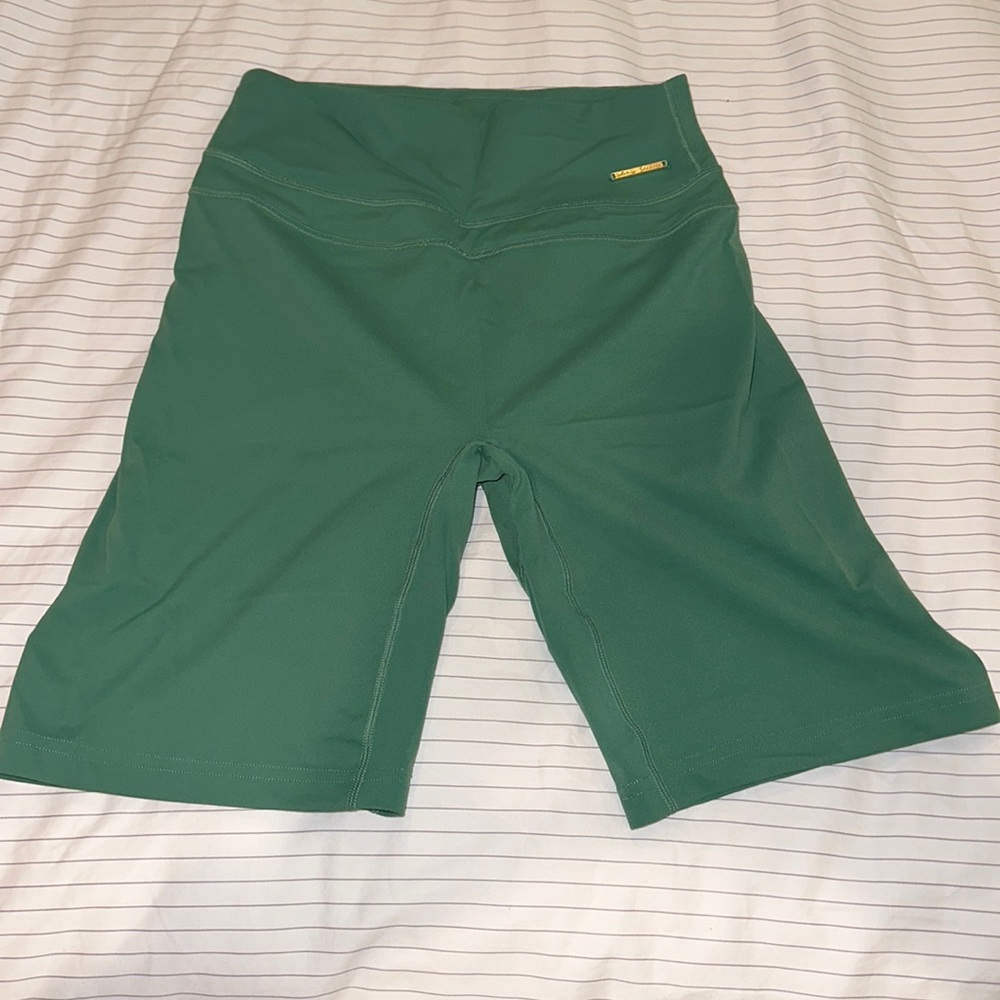 Gymshark Whitney Simmons Volume 4 Collection: Palm Green Cycling Shorts